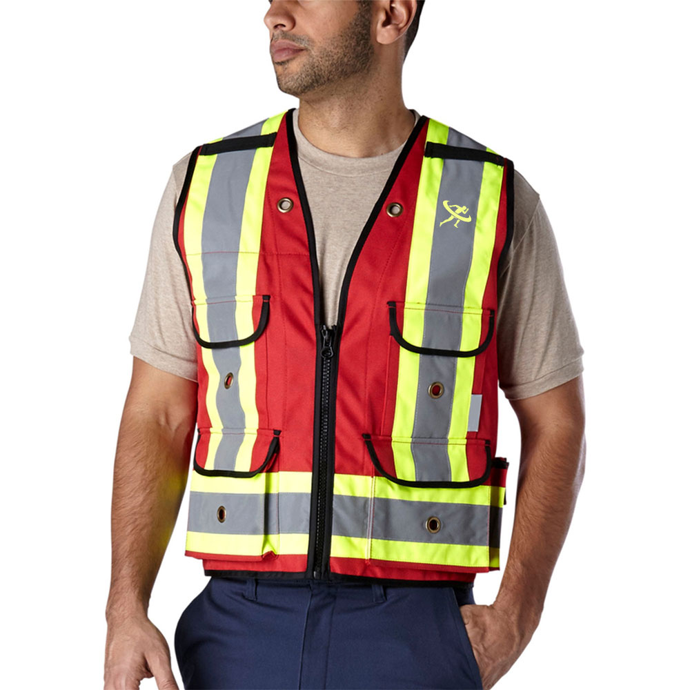 Men’s All-Trades Red Surveyor Safety Vest